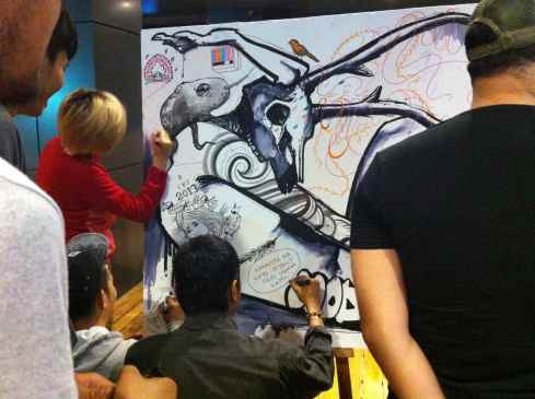Live painting